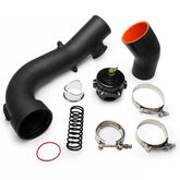 Intake Turbo Charge Pipe Kit w/Tial & 50mm Bov For BMW N54 E88 E90 E92 135i 335i
